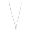 Image 2 : 14KT White Gold 1.18ctw Diamond Pendant With Chain