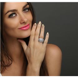 18KT White Gold 2.97ctw Diamond Ring