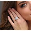 Image 1 : 14KT White Gold 0.92ctw Diamond Ring
