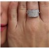 Image 2 : 14KT White Gold 0.92ctw Diamond Ring