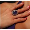 Image 2 : 14KT Yellow Gold 19.72ct Tanzanite and Diamond Ring