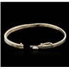 Image 7 : 14KT Yellow Gold 1.21ctw Diamond Bangle Bracelet