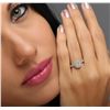 Image 1 : 18KT White Gold 1.04ctw Diamond Ring