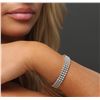 Image 2 : 14KT White Gold 7.65ctw Diamond Bracelet