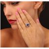 Image 1 : 14KT White Gold 2.14ct Tanzanite and Diamond Ring