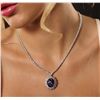 Image 1 : 14KT Gold 13.94ct Tanzanite and Diamond Pendant with Chain