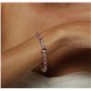 Image 5 : 14KT Rose Gold 17.25ctw Pink Sapphire and Diamond Bracelet