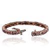 Image 6 : 14KT Rose Gold 17.25ctw Pink Sapphire and Diamond Bracelet