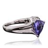 Image 2 : 14KT White Gold 2.23ct Tanzanite and Diamond Ring