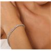 Image 2 : 14KT White Gold 7.49ctw Diamond Tennis Bracelet