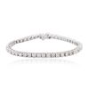 Image 3 : 14KT White Gold 7.49ctw Diamond Tennis Bracelet