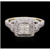 Image 1 : 14KT Yellow Gold 1.00ctw Diamond Ring