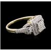 Image 2 : 14KT Yellow Gold 1.00ctw Diamond Ring