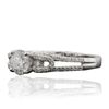 Image 2 : 14KT White Gold 1.02ctw Diamond Ring