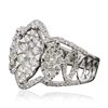 Image 4 : 14KT White Gold 1.41ctw Diamond Ring