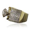 Image 2 : 18KT Yellow Gold 5.61ctw Diamond Ring