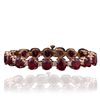 Image 3 : 14KT Rose Gold 28.72ctw Ruby and Diamond Bracelet