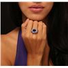 Image 1 : 14KT White Gold 5.21ct Tanzanite and Diamond Ring