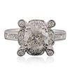 Image 3 : 18KT White Gold 3.13ctw Diamond Ring
