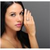 Image 5 : 18KT Two-Tone Gold 1.05ctw Pink Sapphire and Diamond Ring