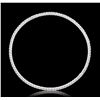 Image 4 : 14KT White Gold 2.75ctw Diamond Bangle Bracelet