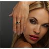 Image 2 : 14KT Yellow Gold 2.00ct Tanzanite and Diamond Ring