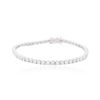 Image 3 : 18KT White Gold 5.78ctw Diamond Tennis Bracelet