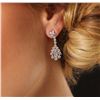 Image 1 : 14KT White Gold 2.87ct Diamond Earrings