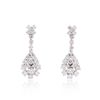 Image 3 : 14KT White Gold 2.87ct Diamond Earrings