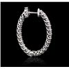 Image 2 : 14KT White Gold 2.23ctw Diamond Earrings