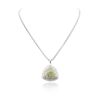 Image 3 : 14KT White Gold 25.72ct Opal and Diamond Pendant with Chain