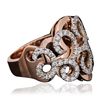 Image 2 : 14KT Rose Gold 0.62ctw Diamond Ring