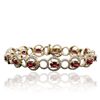 Image 1 : 14KT Yellow Gold 6.24ctw Ruby and Diamond Bracelet