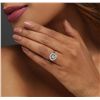 Image 2 : 14KT White Gold 0.86ctw Diamond Ring