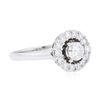 Image 4 : 14KT White Gold 0.86ctw Diamond Ring