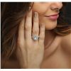 Image 7 : 18KT White Gold EGL Certified 1.55ctw Diamond Ring