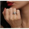 Image 6 : 14KT White Gold 1.33ctw Diamond Ring