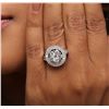 Image 1 : 14KT White Gold 1.34ctw Diamond Ring