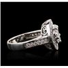 Image 7 : 14KT White Gold 1.34ctw Diamond Ring