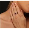 Image 1 : 14KT White Gold 1.65ct Ruby and Diamond Ring