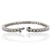 Image 2 : 14KT White Gold 4.40ctw Diamond Tennis  Bracelet