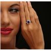 Image 1 : 14KT White Gold 2.57ct Tanzanite and Diamond Ring