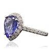 Image 4 : 14KT White Gold 2.57ct Tanzanite and Diamond Ring