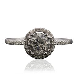 14KT White Gold 1.17ctw Diamond Ring