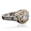 Image 2 : 14KT Two-Tone Gold 4.28ctw Diamond Ring