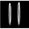 Image 1 : 14KT White Gold 2.17ctw Diamond Earrings