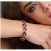 Image 1 : 14KT Yellow Gold 34.56ctw Ruby and Diamond Bracelet