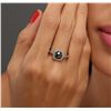 Image 2 : 14KT White Gold 1.62ctw Black Diamond Ring