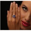 Image 1 : 14KT White Gold 3.24ct Tanzanite and Diamond Ring