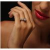 Image 5 : 14KT White Gold 1.56ctw Diamond Ring